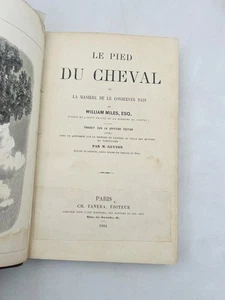 MILES - Le Pied du cheval - 1864 - Foto 1 di 7