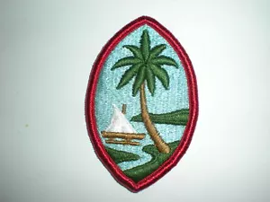 US ARMEE GUAM NATIONAL GUARD HQ AUFNÄHER - VOLLFARBE - Bild 1 von 1