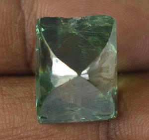 Lose CVD Diamant 27,25 ct H-I Fancy Green VVS1 Reinheit zertifiziert seltene Facette - Bild 1 von 8