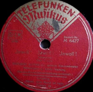 ERWIN HARTUNG "Jawoll! Jawoll! Jawoll! / Mädel, dein roter Mund..." 1938 78rpm - Bild 1 von 2