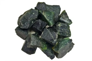 Piedras ásperas serpentina verde profundo al por mayor de 1/2 lb - rocas de vaso caídas - Imagen 1 de 1