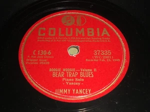 Jimmy Yancey - Bear Trap Blues / Champion Jack Dupree - Dupree Shake Dance 78 - Picture 1 of 1