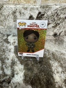 Funko Marvel Upper-deck Maria Rambeau #87 Brand New Gold Glitter