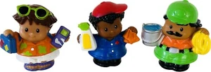 Fisher Price Little People with Hands Michael Tourist Dad Zookeeper Figures Lot - Picture 1 of 5