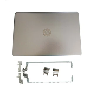 New For HP 15-BS 15T-BR 15-BW Back Cover+Hinges+Hinge Cover Silver 924892-001 - Picture 1 of 8
