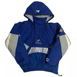 Rara giacca con cappuccio vintage Phoenix Roadrunners IHL Hockey Starter Puffer uomo M - Foto 1 di 10