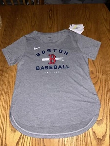 NIKE BOSTON RED SOX MLB GENUINE MERCHANDISE WOMEN'S TRI-BLEND SHIRT SMALL - Picture 1 of 4
