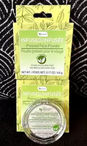 2 B PURE GREEN TEA PRESSED FACE POWDER MATTE FINISH MAKEUP SETTING SHINE CONTROL - Picture 1 of 10