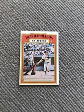 1972 TOPPS Baseball Card #54 Bud Harrelson In Action New York Mets NM