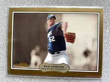2003 Fleer Showcase Legacy Ben Howard Gold Card #108 /150 Padres
