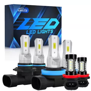 Combo de bombillas LED de haz alto bajo antiniebla para Acura RDX 2013-2015 - Imagen 1 de 22
