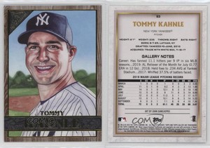 2020 Topps Gallery Wood Tommy Kahnle #93