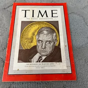 Time The Weekly News Magazine Secretary Jones Vol XXXVII No 2 Jan 13 1941 - Picture 1 of 15