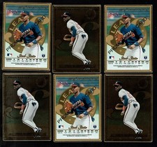 Fred McGriff 1996 Donruss Leaf Preferred STEEL SAMPLE/PROMO Card GOLD #27/77