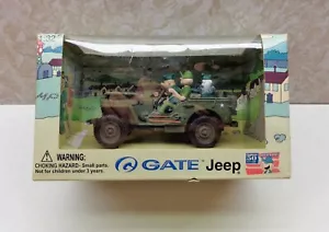 GATE-MODELS BEETLE BAILEY IN JEEP ADVENTURES 1/32 SCALE TOY NEW IN THE BOX - Picture 1 of 9