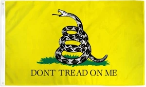 Don't Tread on Me Yellow 2x3ft - Picture 1 of 2