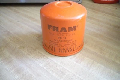 FILTRO DE ÓLEO VINTAGE NOS FRAM PH14 CHEVROLET CHEVY II, VAN, CAMINHÕES GMC - Imagem 1 de 3