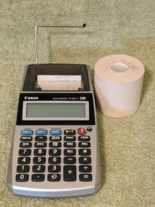 Canon Palm Printer P1-DH V 12 Digits Receipt Printing Calculator   - Picture 1 of 5