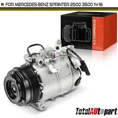 Compresor y embrague de aire acondicionado para Mercedes-Benz Sprinter 2500 3500 2014-2017 2,1 L Foto 1 de 4