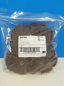 25 3M Scotch-Brite SR-ZA Sanding Star 13373 - 4 in - Aluminum Oxide - Coarse NEW - Picture 1 of 5