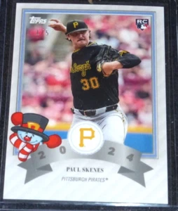 2024 Topps Wonderland Paul Skenes #7 Snowman #D /5 RC Rookie Pittsburgh Pirates - Bild 1 von 2