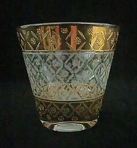Vintage CULVER 22k Scintilla On The Rocks/Old Fashion Glass - Bild 1 von 5