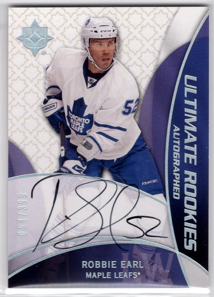 2008-09 Ultimate Collection #88 Robbie Earl RC Autograph 054/399 *S557 - Image 1 of 1