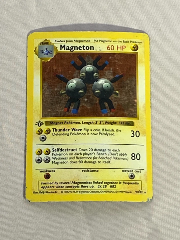 Pokemon First Edition Shadowless Magenton Base Set 9/102 - Image 1 of 2
