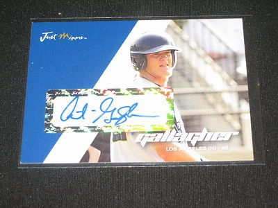 AUSTIN GALLAGHER 2008 AUTOGRAPHED JUST MINORS CERTIFIED AUTHENTIC BASEBALL CARD - Image 1 of 2