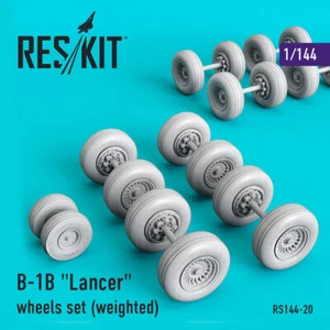 Reskit 1/144 Rockwell B-1B Lancer Wheels set (weighted) - Foto 1 di 1