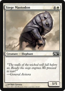 Siege Mastodon Magic 2012 - MTG - Picture 1 of 3