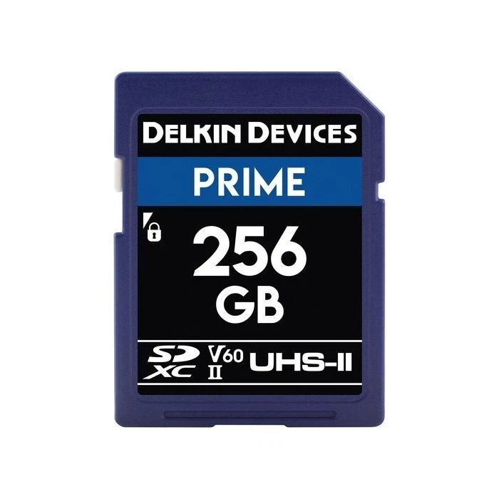 Delkin Devices Prime 256GB SD UHS-II V60 Memory Card - Image 1 of 1