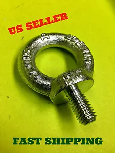 M12 1/2 Lifting Shoulder Type Eye Bolt Machinery Steel Zink Plated # 2453 Mesan - Picture 1 of 3