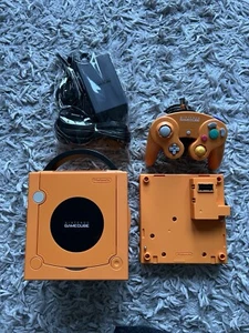 Nintendo GameCube Konsole Spice Orange Japanisch mit Gameboy Player - Bild 1 von 13