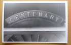 Photo plaque signalétique vintage années 60 B/W moteur à vapeur - 60056 "Centenaire" - P&P gratuit