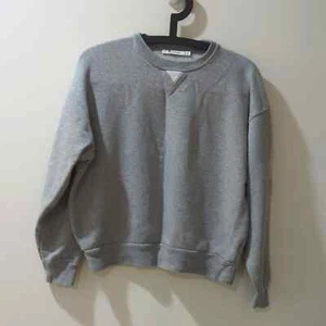 T Alexander Wang Gray Pullover Crewneck Sweatshirt - Picture 1 of 3