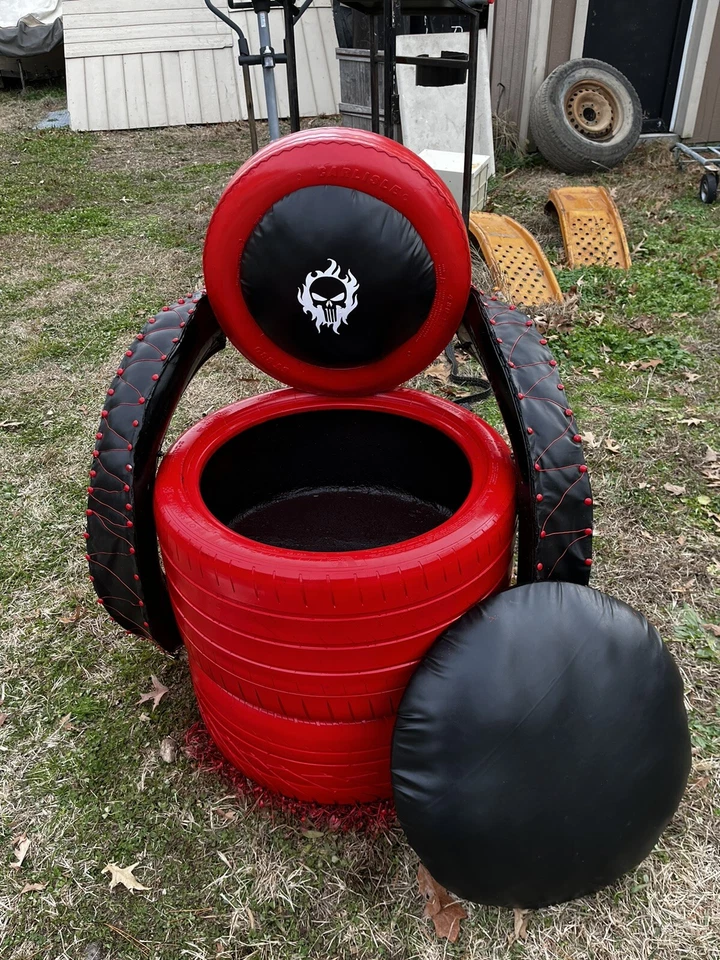 Silla Ice Chest/Neumático Foto 1 de 3