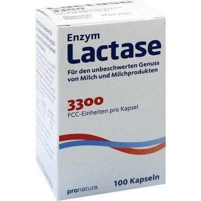 PRO NATURA GESELLSCHAFT FÜR GESUNDE ERNÄHRUNG MBH LACTASE 3300 FCC 200 mg Kapseln 100St Kapseln PZN 7354161