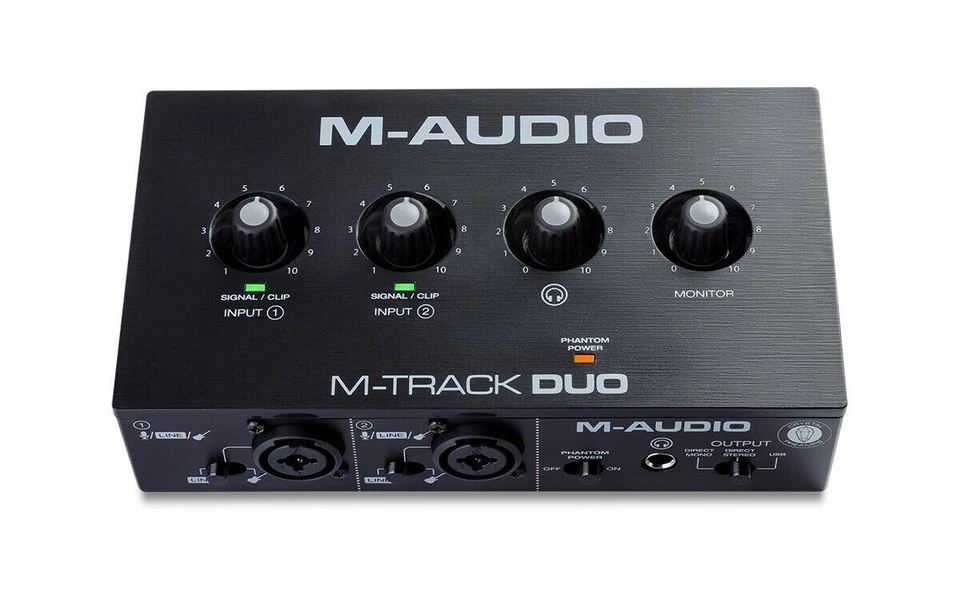 M-Audio M-Track Duo 2 Canali Interfaccia Audio USB - Nera