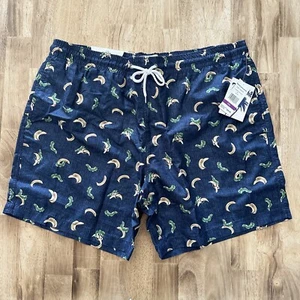 Trunks Surf & Swim Co 6" Swim Trunks Pool Beach Shorts Mens Size XXL Blue - Picture 1 of 5