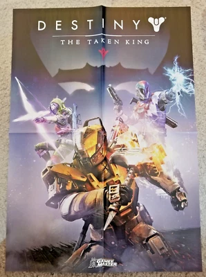 Póster de 2 caras Destiny/Super Mario Maker (16,5 x 24 pulgadas) Taken King Games Master Reino Unido Foto 1 de 4