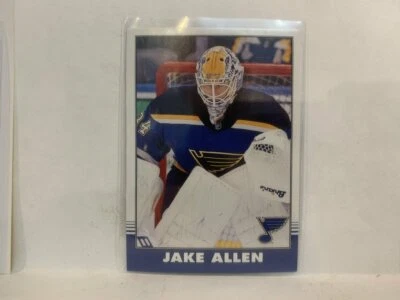 #11 Jake Allen St Louis Blues 2020-21 O-PEE-CHEE Hockey Card MO - Image 1 of 2