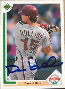 Dave Hollins Autographed 1991 Upper Deck #518 - Picture 1 of 1