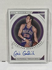 2018-19 Panini National Treasures Peerless Signatures Gail Goodrich auto /99 HOF