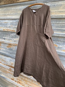 match point linen dress
