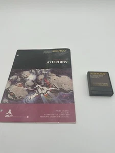 Asteroids, CXL4013, Atari 400/800/XL/XE, Atari 1981, Cartridge & Manual Only - Picture 1 of 4