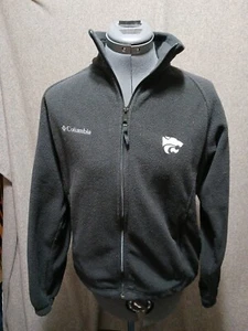 Columbia Kansas State Wildcats Damen Fleece schwarz Jacke Kappa Alpha Theta Med. - Bild 1 von 3