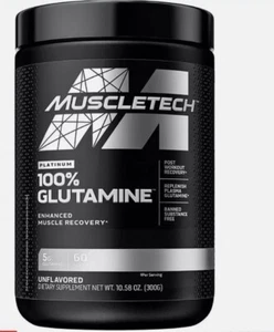 MuscleTech Platinum 100% Glutamine 302 grams Muscle Recovery  - Picture 1 of 2