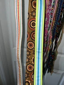 Mehrfarbige D Ring Damen Stoff Gürtel. Mehr kaufen Mehr sparen SIEHE BESCHREIBUNG!! - Bild 1 von 14