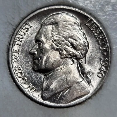 1940 Philadelphia Mint Jefferson Nickel 9579 - Image 1 of 2